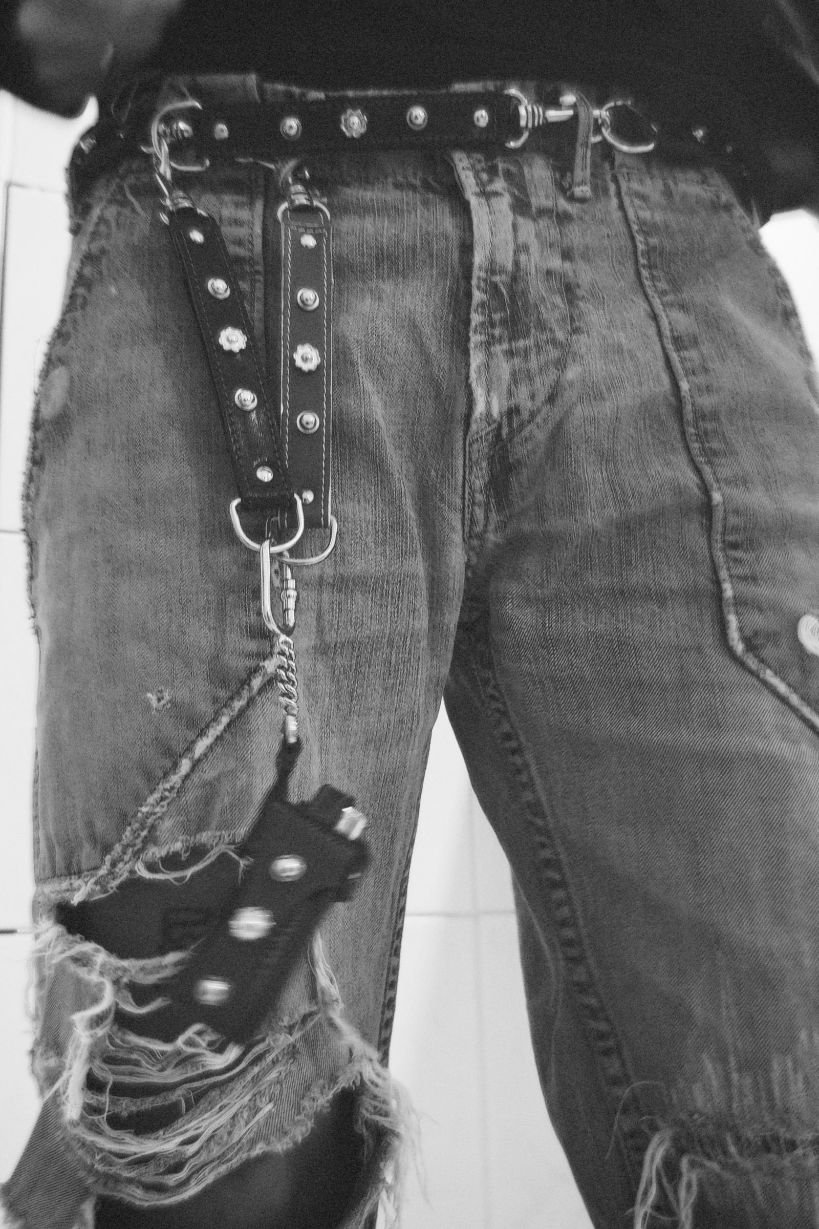 STUDDED KEY FOB