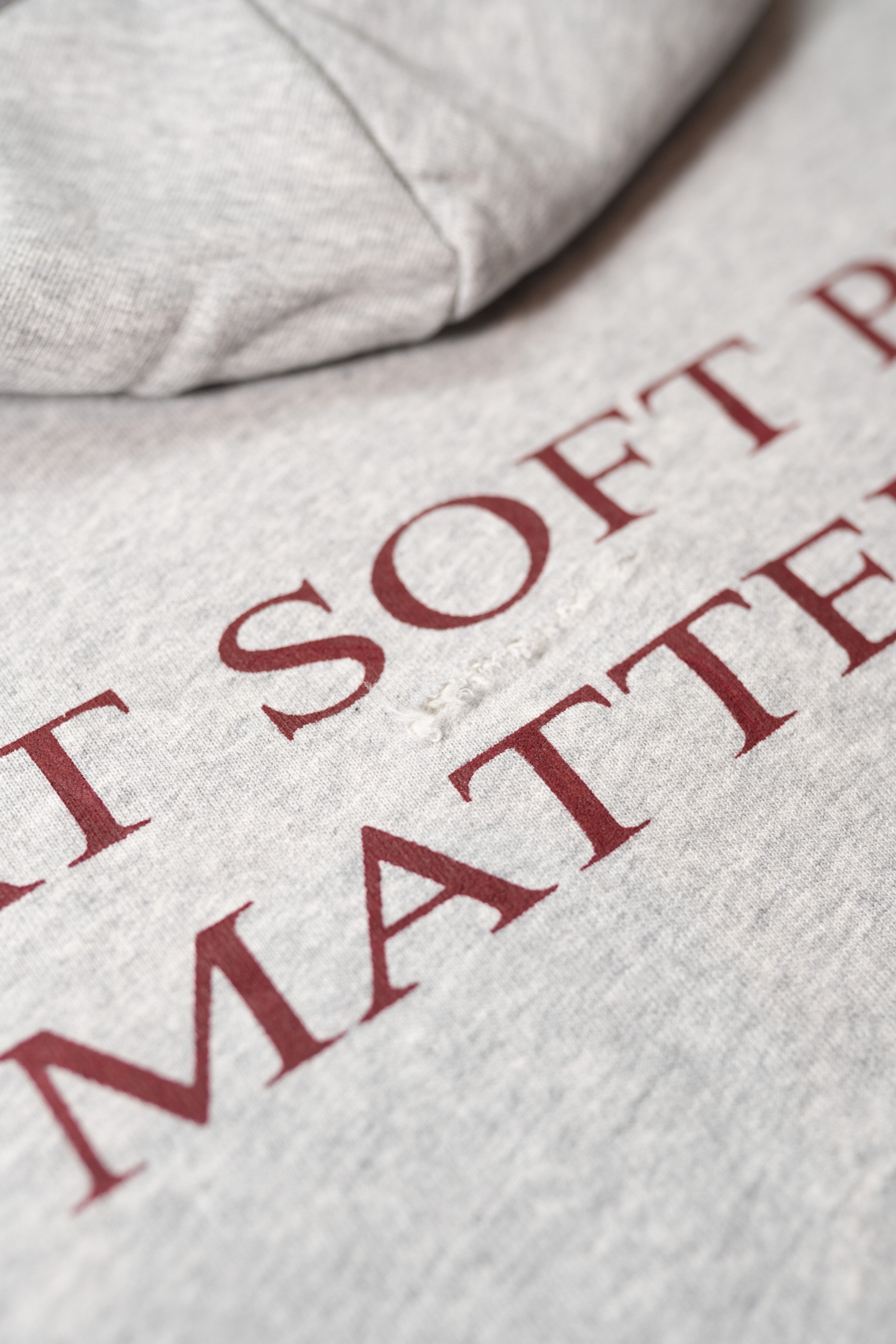 DISTRESSED THAT SOFT PINK MATTERS HOODIE