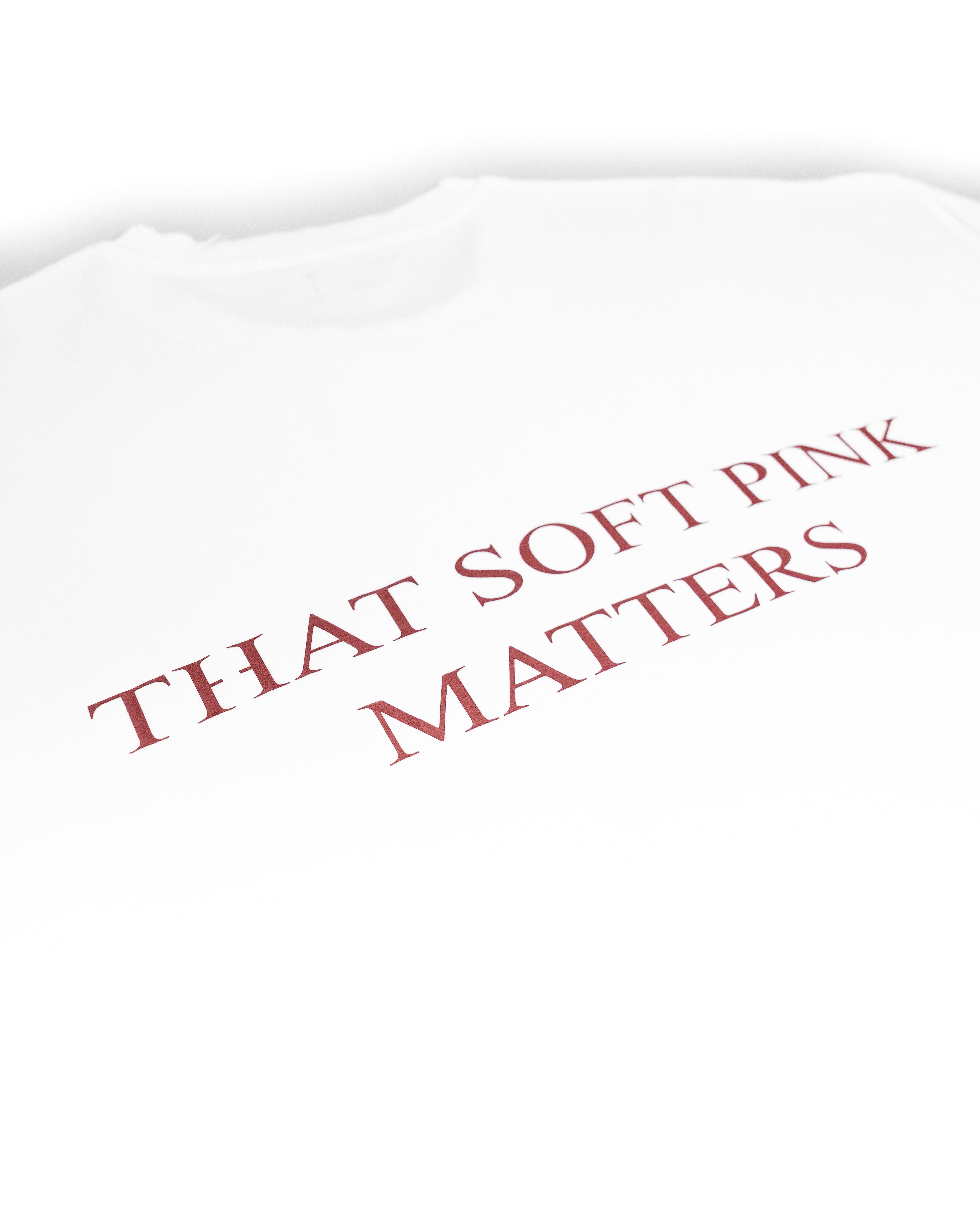 DISTRESSED THAT SOFT PINK  MATTERS LONGSLEEVE