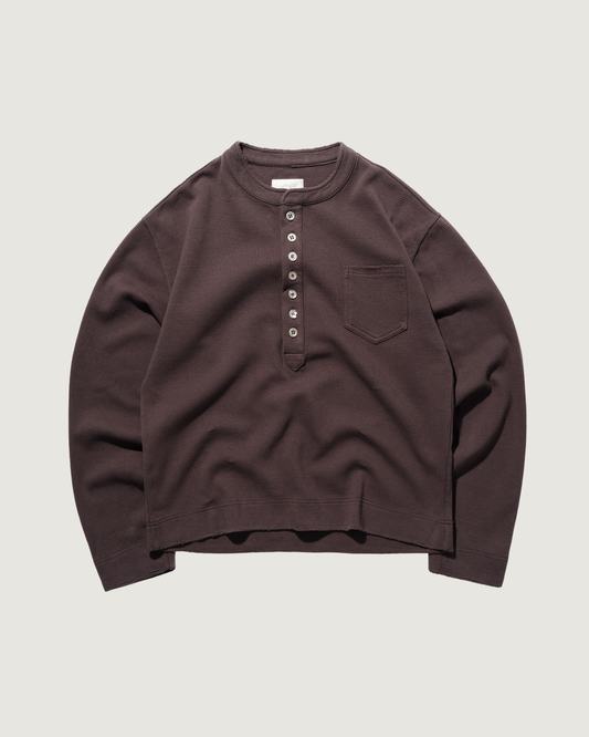 Henley Top - BROWN