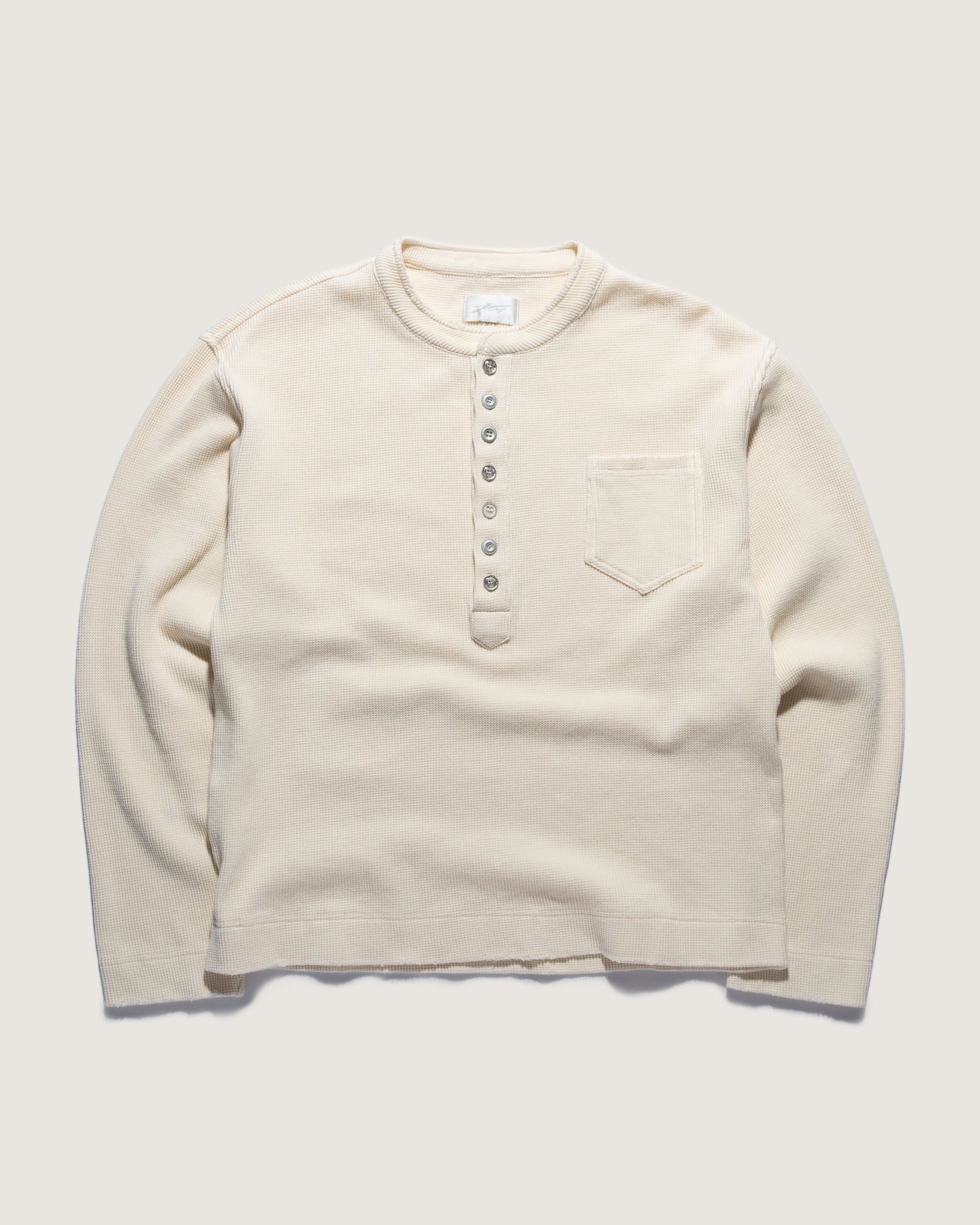 Henley Top – Creme