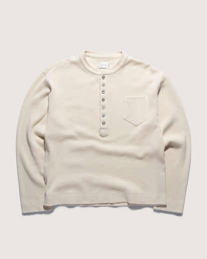 Henley Top – Creme