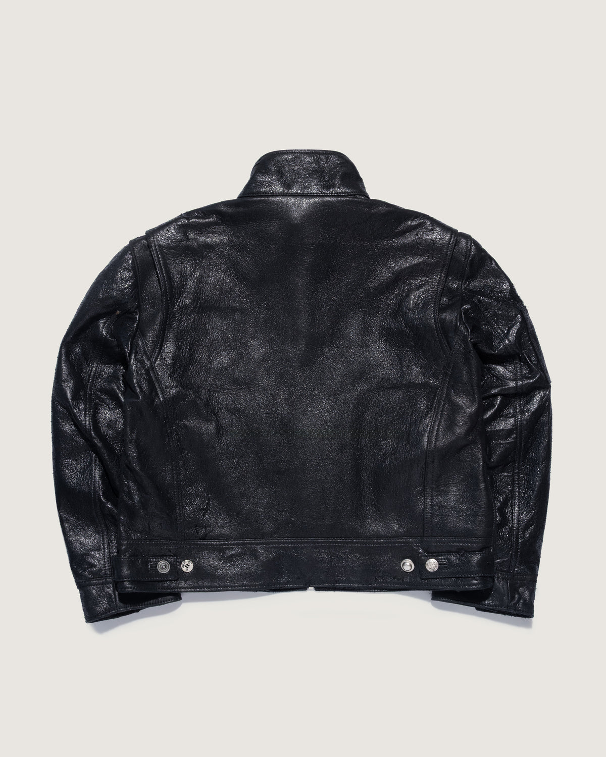 Flight Leather Jacket Vintage Black