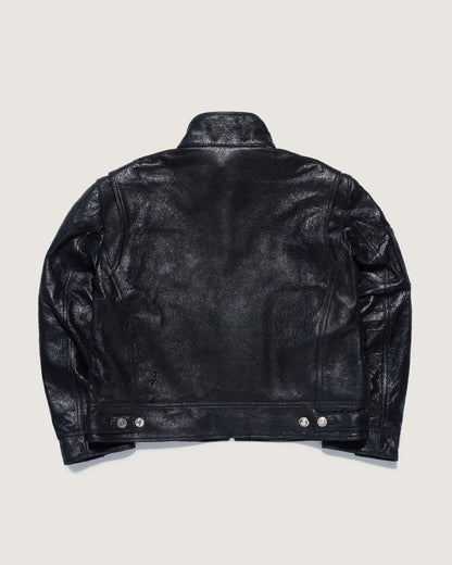 Flight Leather Jacket Vintage Black