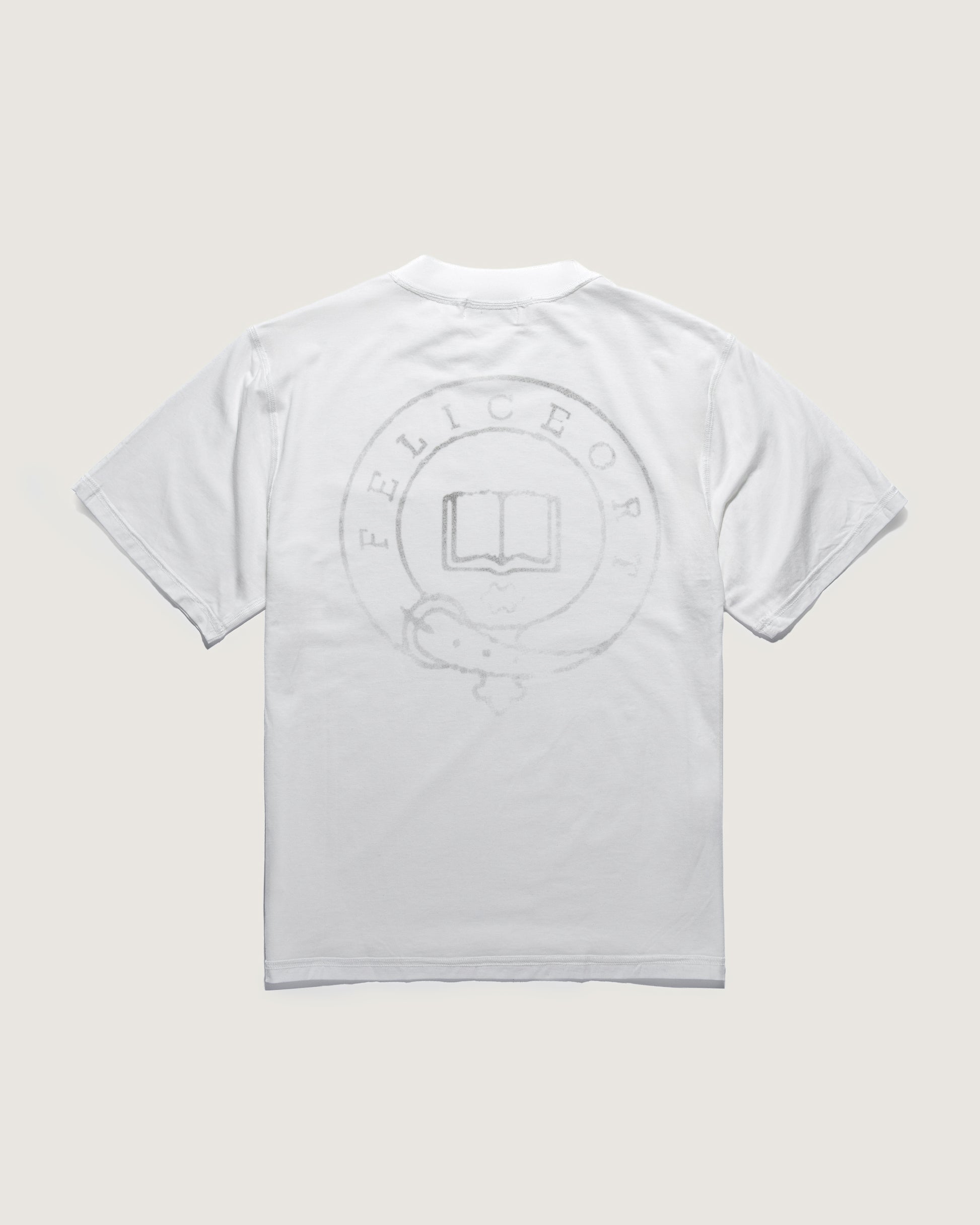 Paperthin Vintage Stamp Shirt – Schwarz Stempel, Rückseite