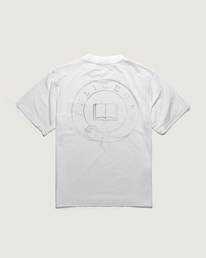 Paperthin Vintage Stamp Shirt – Schwarz Stempel, Rückseite
