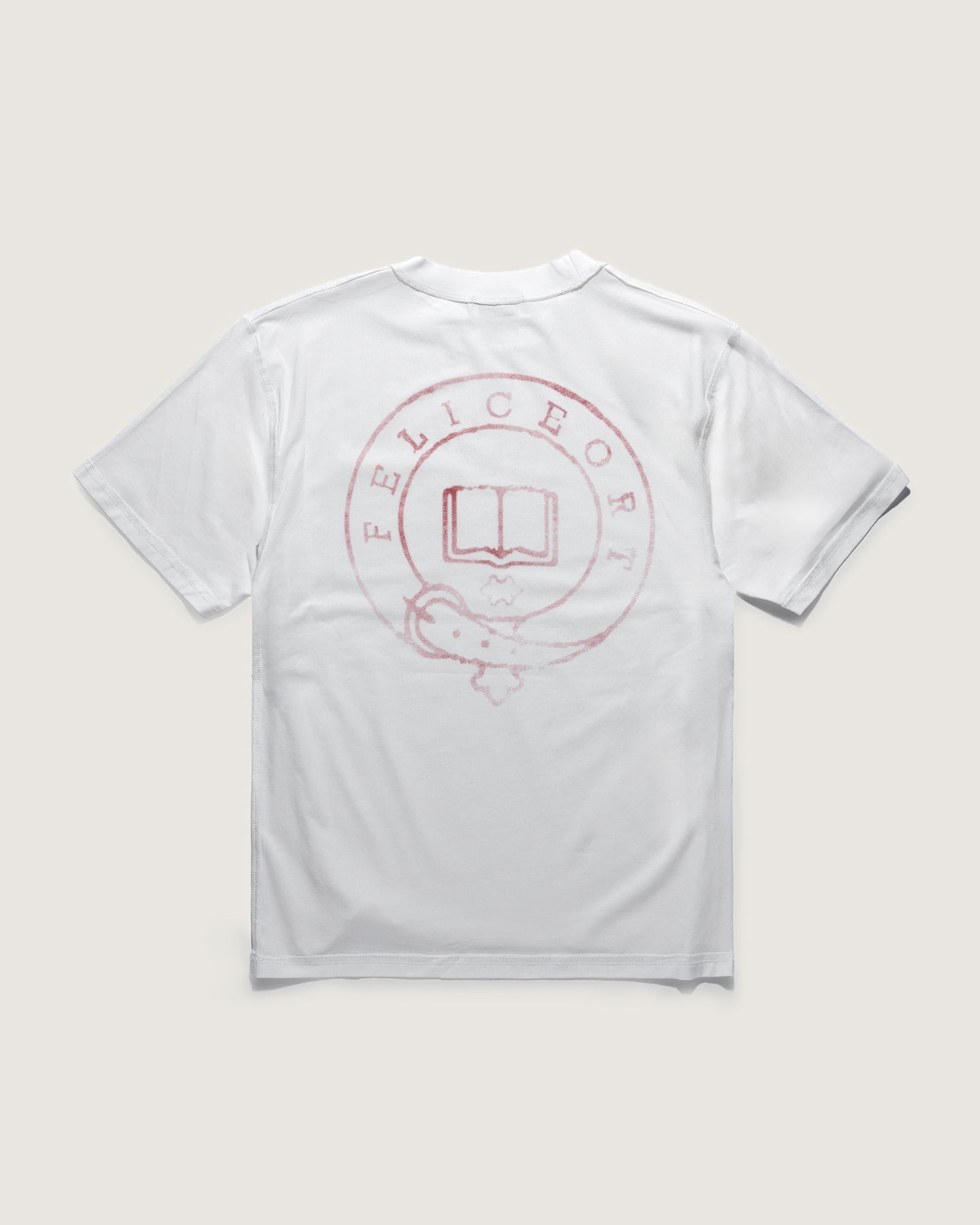 Paperthin Vintage Stamp Shirt – Rot Stempel, Rückseite