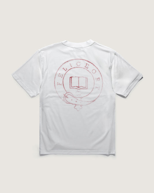 Paperthin Vintage Stamp Shirt – Rot Stempel, Rückseite